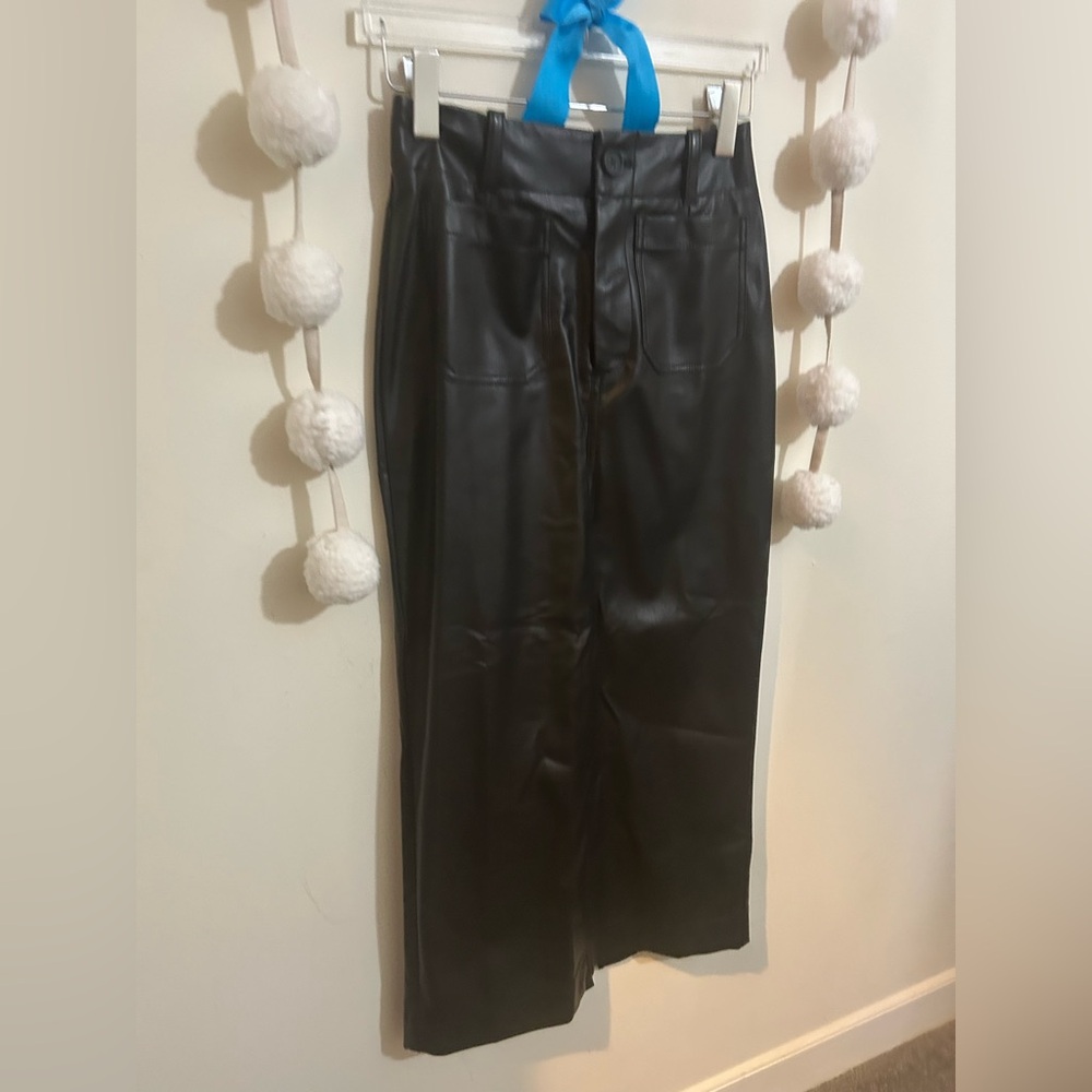 Anthropologie The Colette Faux Leather Maxi Skirt by Maeve NWT! - Picture 9 of 13